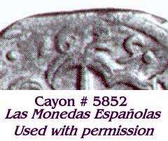 "Las Monedas Espa�olas" published by Cay�n, Madrid, 1998 edition.  Coin is number 5852, Philip IV, 8 reales 1625.